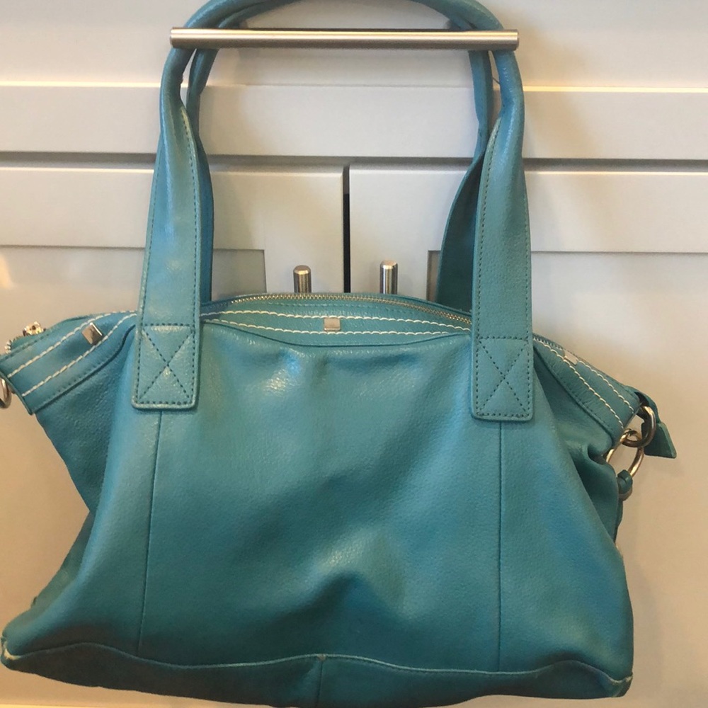 Chore & Pelle Teal Leather Handbag